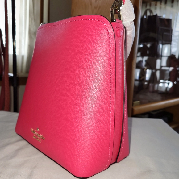 Kate Spade Darcy Small Bucket Bag In Bikini Pink - Picture 7 of 11